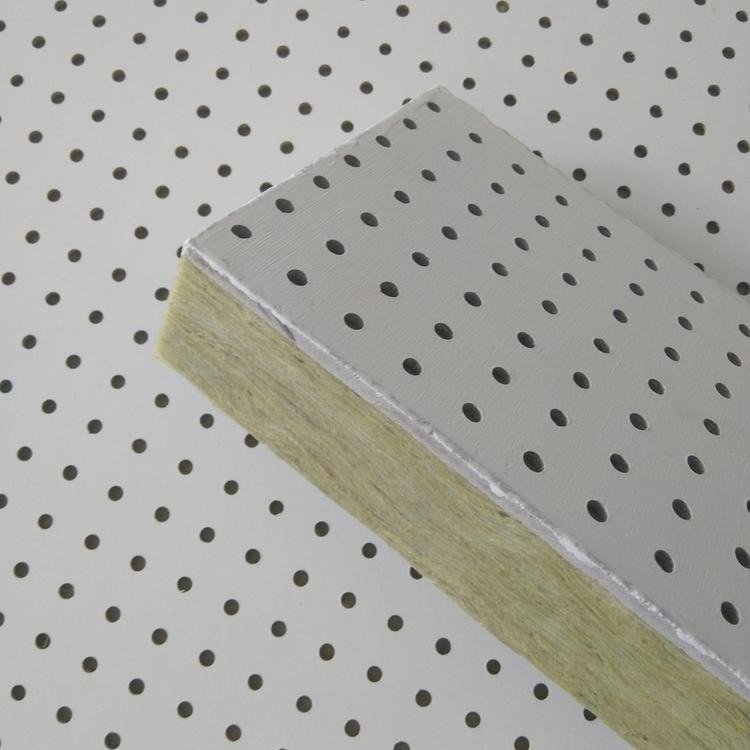 硅酸钙吸音板 保温岩棉复合板 保温岩棉玻纤复合板 穿孔吸音板 巨拓