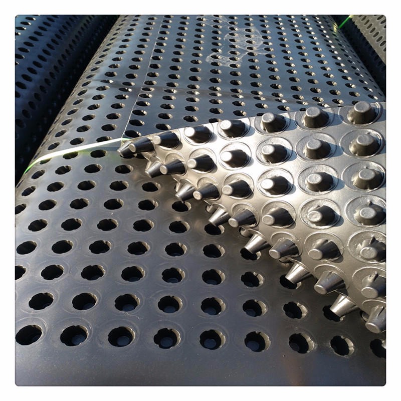 宜兴排水板厂家 HDPE排水板价格 屋面种植滤水板 宜兴塑料排水板 20蓄排水板图片