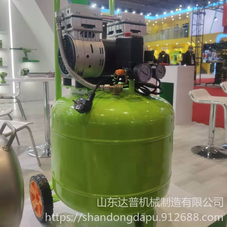 达普 DP-1 静音无油空压机 无油空压机充气泵活塞式汽修空气压缩机