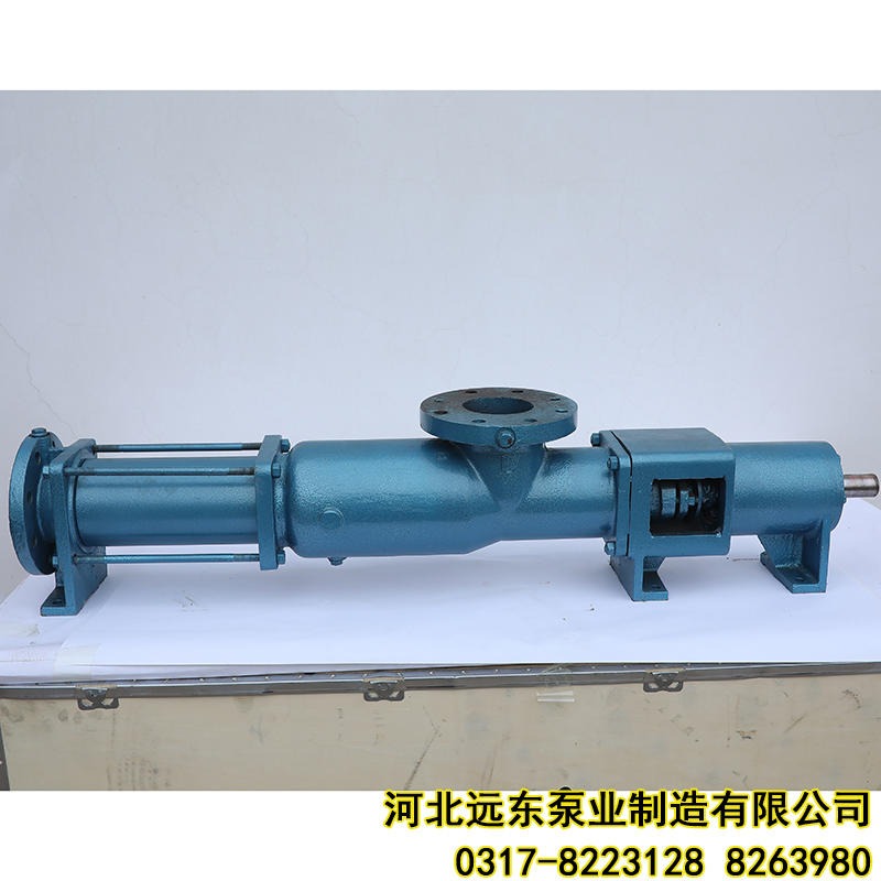 输送皂角泵用G35-1V-W102单螺杆泵配YCJ71-5.5KW,打价值战,而不打价格战
