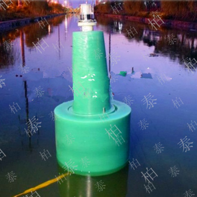 沧州景观湖面警示浮标 0.8米聚乙烯材质灯浮漂价格