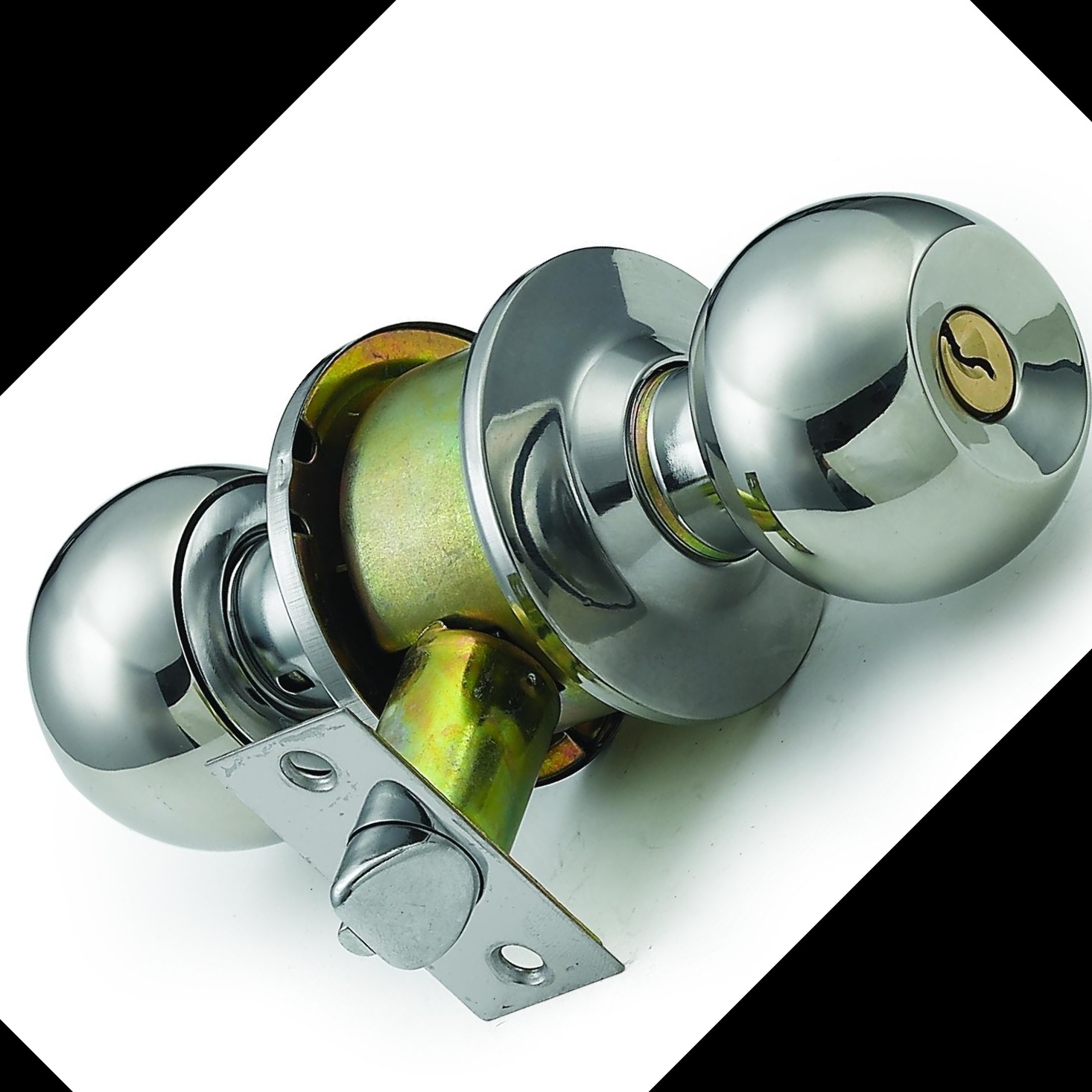 厂家直销587球型锁 不锈钢门锁  机械门锁 五金锁具
