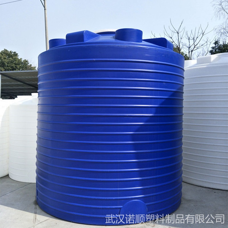 武汉诺顺15吨塑料水塔尺寸  湖北15立方pe塑料水塔 大型塑料水塔生产厂家批发