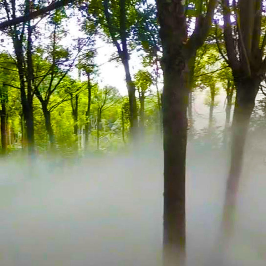 郑州景区雾森系统 高压水雾系统 园林人工造雾设备