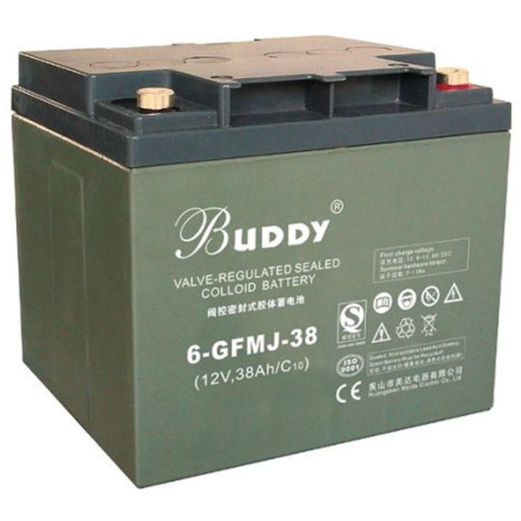 BUDDY蓄电池6-GFM-12宝迪阀控密封式铅酸蓄电池12V12AH直流屏 UPS电源配套