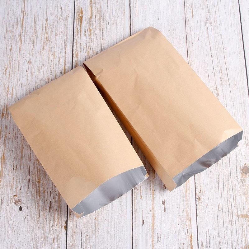 深圳东莞牛皮纸烧烤袋 锡纸铝箔纸包装袋 撸串 烤面筋 羊排打包袋