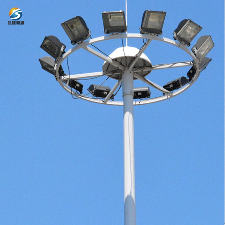 辽宁抚顺高杆灯厂家 定制15米25米热镀锌广场高杆灯 品胜牌亮度高