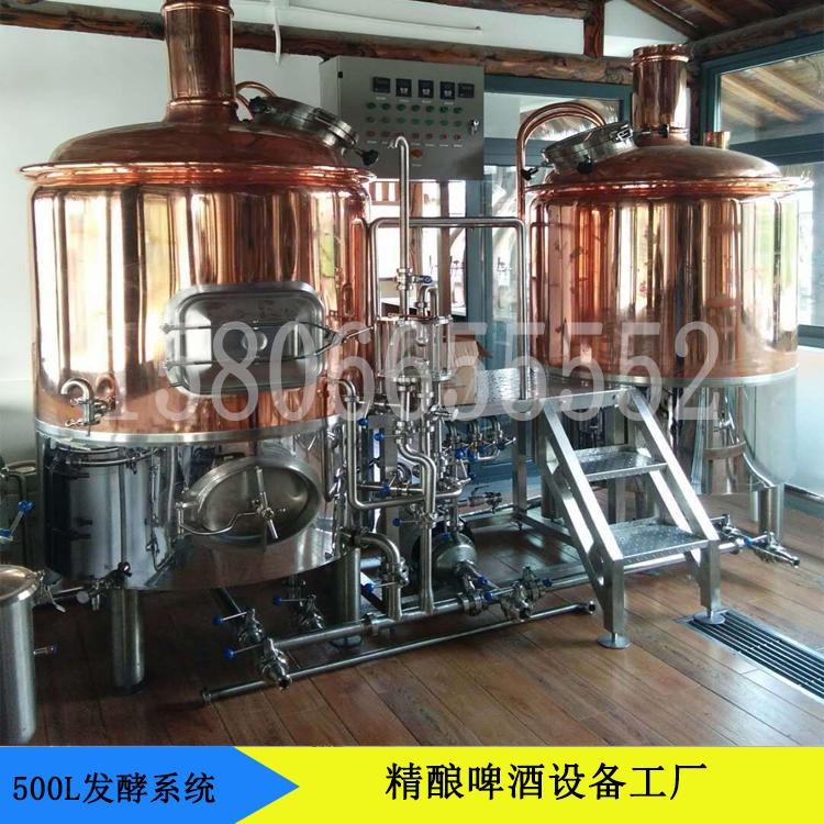 厂家提供小型家用精酿啤酒设备啤酒厂酿酒设备家用一体机发酵罐扎啤机