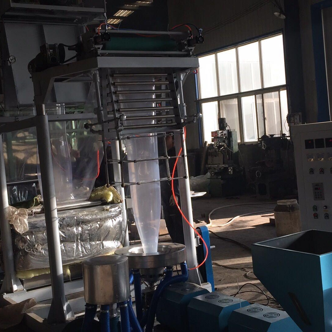 实验室桌上型吹膜机   落地式吹膜机 压塑料吹膜机防震器 燃烧机助燃风机厂家定制图片