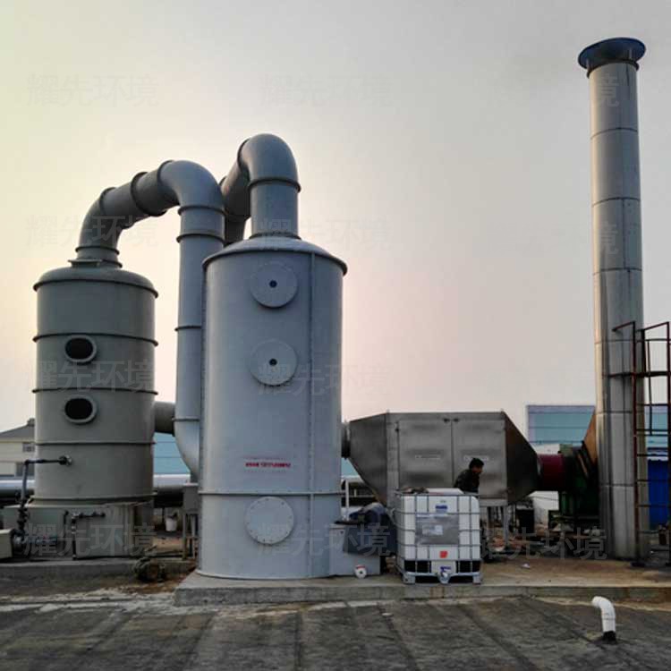 污水处理设备的 废气处理脱硫塔 四川废气治理公司 耀先