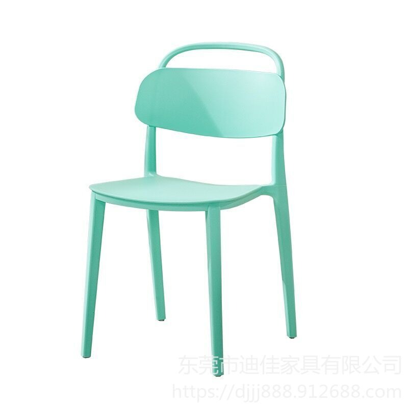 惠州户外塑料椅子 休闲塑料椅 PP塑胶餐椅 PP环保塑料椅 快餐桌椅 中西餐厅桌椅