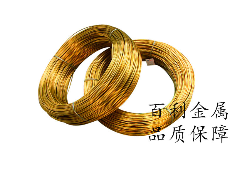 H62黄铜丝 国标环保 黄铜电缆丝 织网丝 铜刷过滤网 规格齐全示例图10