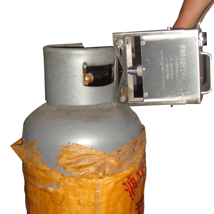 鲁岳牌 LYQD-GA3氩气瓶手持触屏气动打标机 济南钢瓶气动打标机