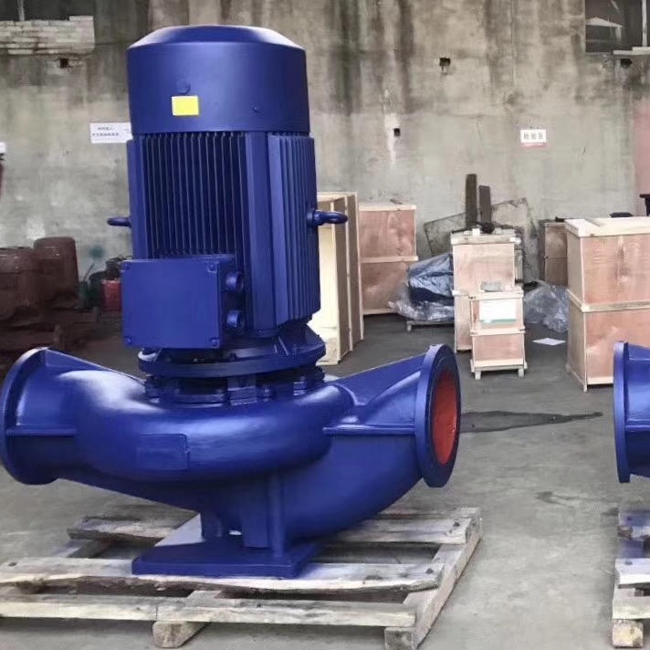 蓝升泵业ISG立式管道离心泵 单级单吸立式离心泵 不锈钢管道离心泵 ISG32-125/A立式离心泵