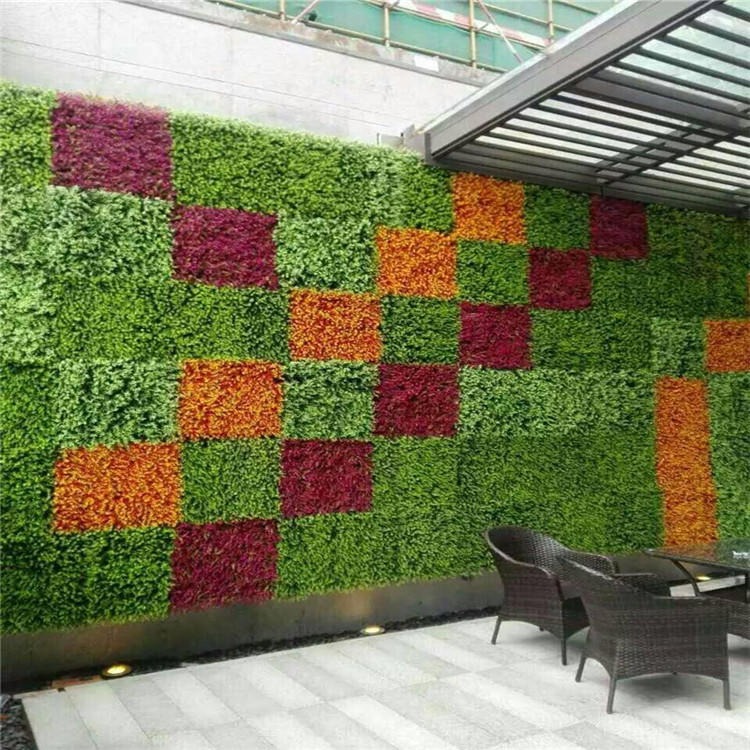 仿真植物 仿真立体植物墙 人造背景装饰墙 人工植物墙
