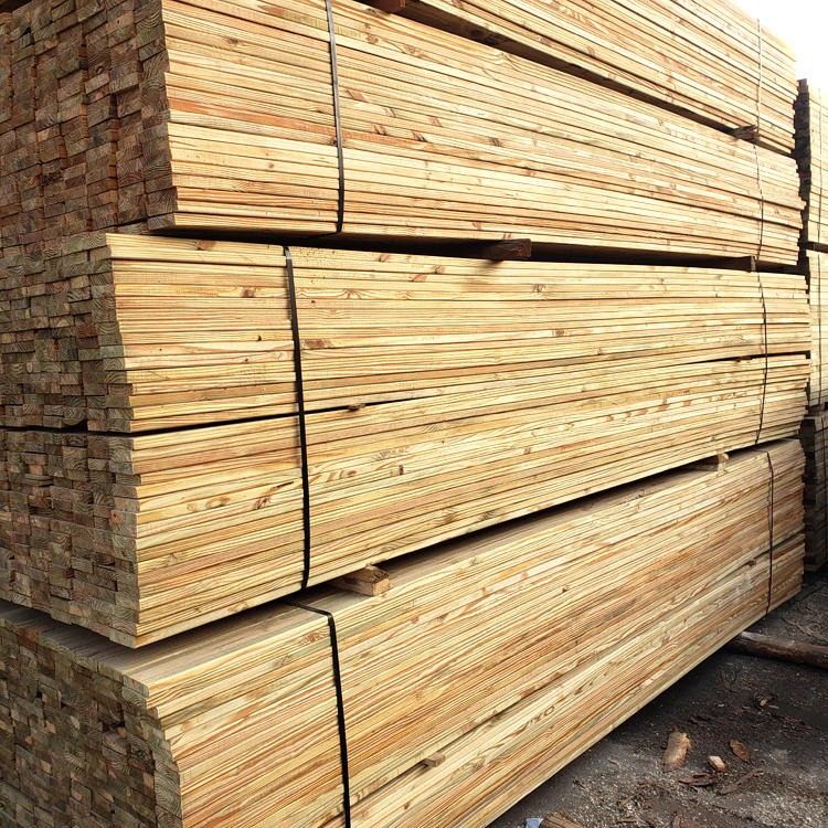 俄罗斯落叶松板材建筑木方垫设备道木上海邦皓木业供应
