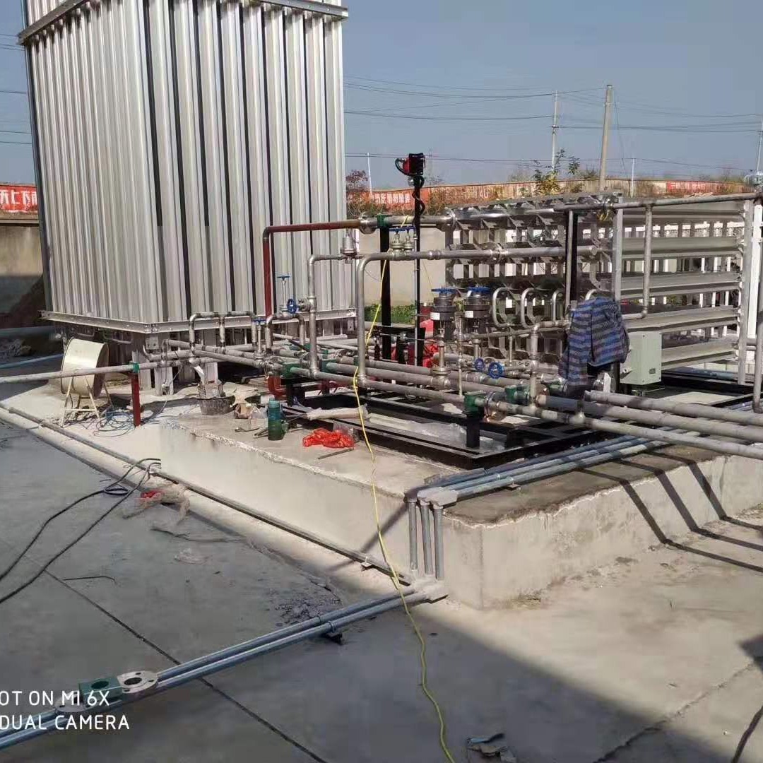 回收二手LNG空温式汽化器  LNG燃气调压撬装设备   LNG撬装气化调压装置