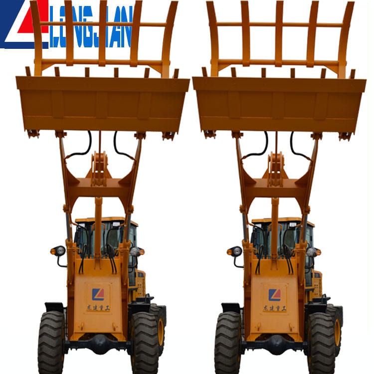 全新农用轮式抓木机 装载机加长臂抓木机 轮式四驱抓木机 龙建机械
