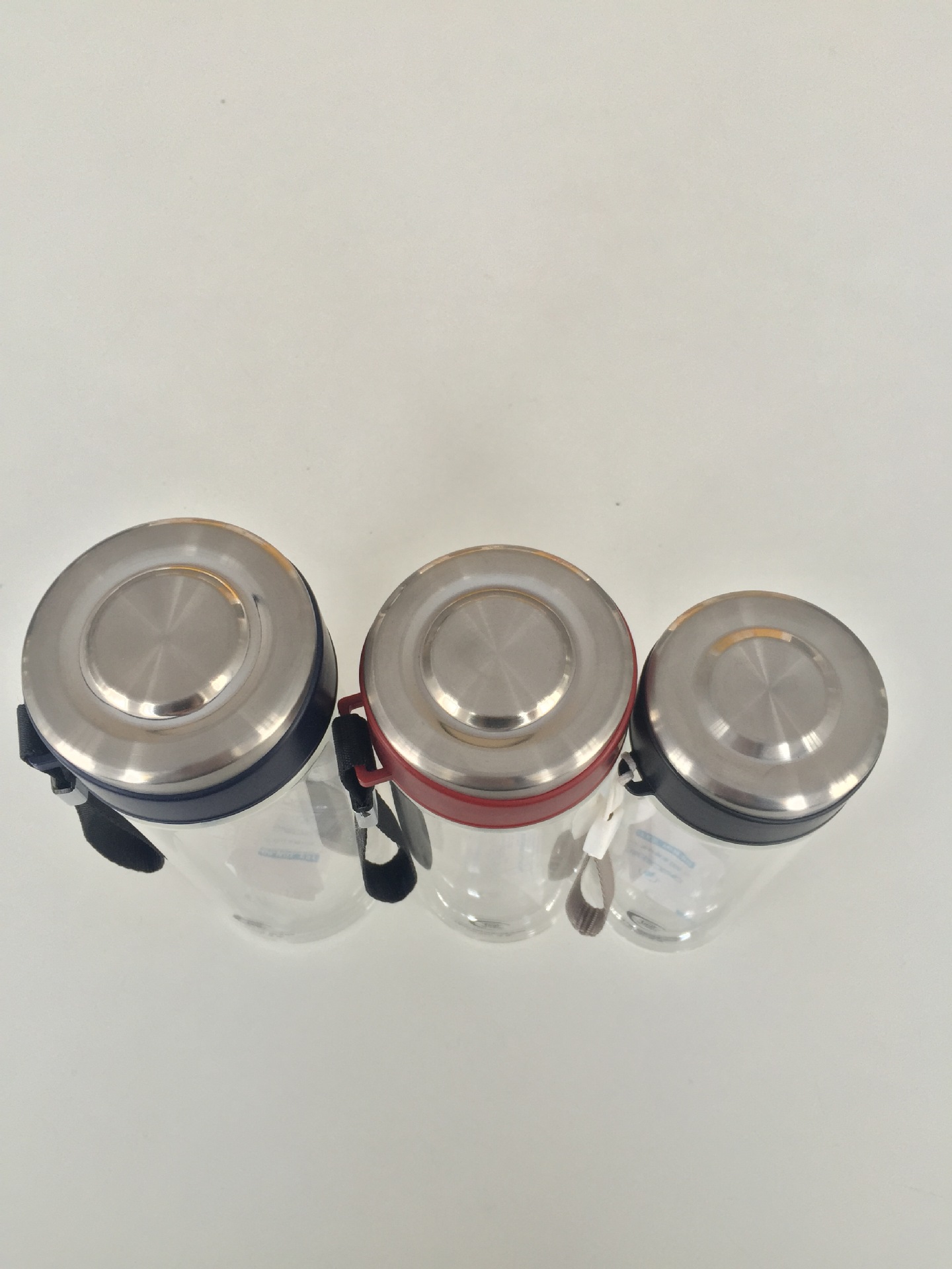 匡迪055系列玻璃杯 吊带便携水杯 带茶隔运动瓶创意活动纪念水杯示例图2