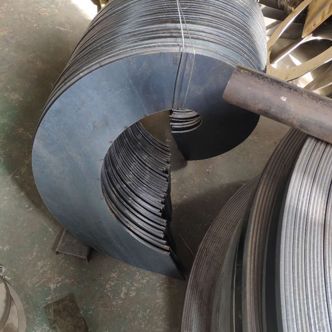 谦信供应碳钢变径螺旋叶片 LX9碳钢变径螺旋叶片厂家