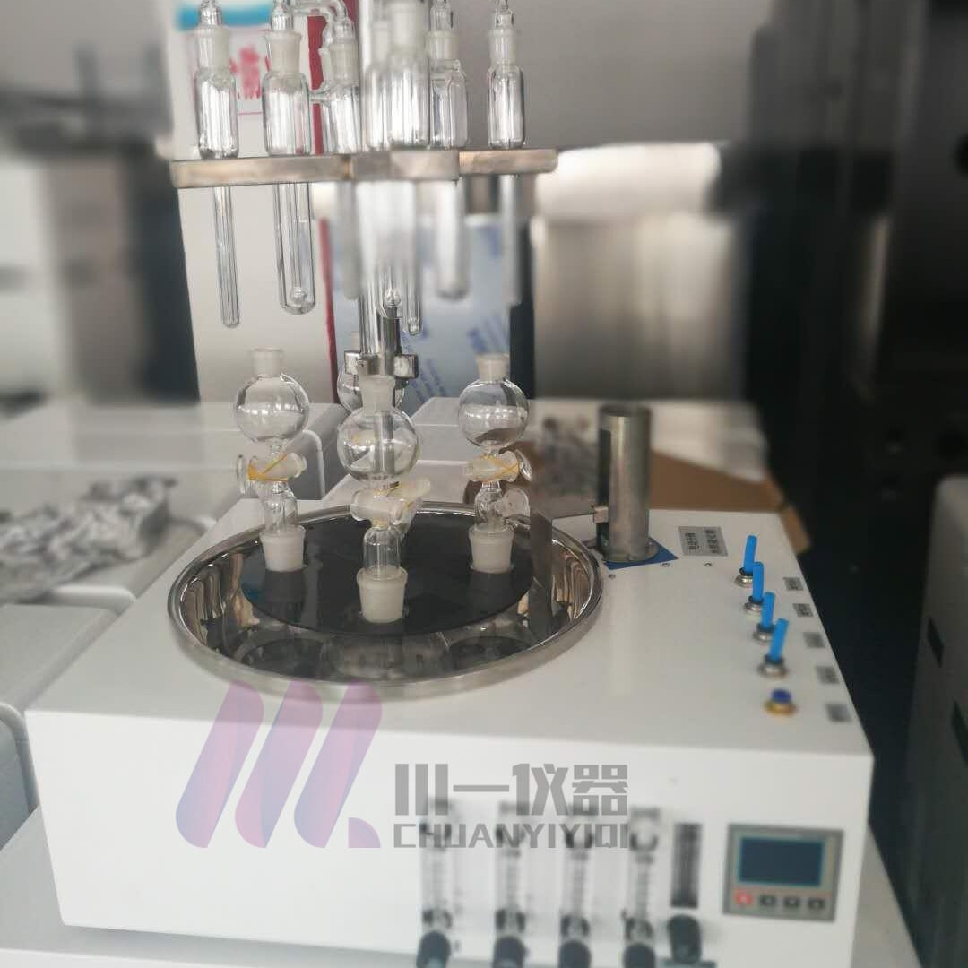 手动 水质硫化物酸化吹气仪  CY-DCY-4S  硫化物氮吹系统  川一仪器图片