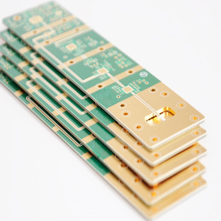 厂家直销4层FR4沉金阻抗半孔消费电子手持终端PCB 线路板图片