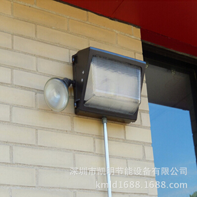国标消防应急壁灯 30W40W50W60W80W100W户外安全应急指示壁灯示例图1