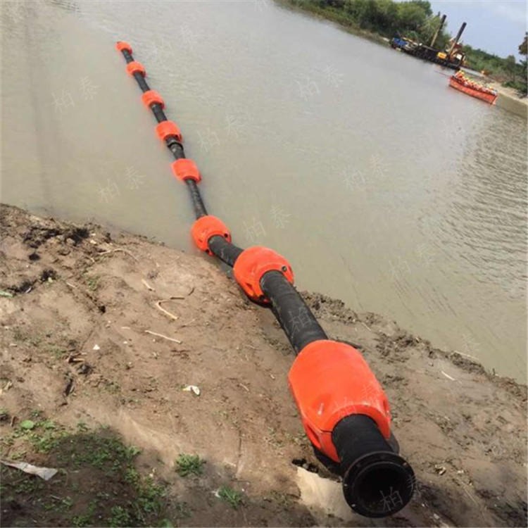 吐鲁番水库输油管浮 6寸套管子浮体 组合夹管道浮体图片