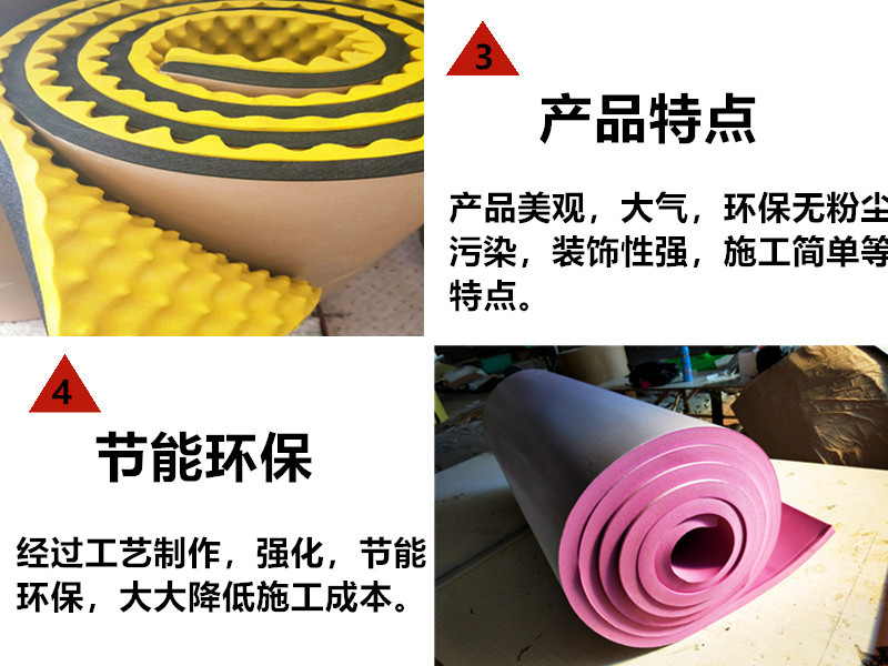 直供保温橡塑制品 空调保温板  保温隔热材料塑制品橡塑板定制示例图3