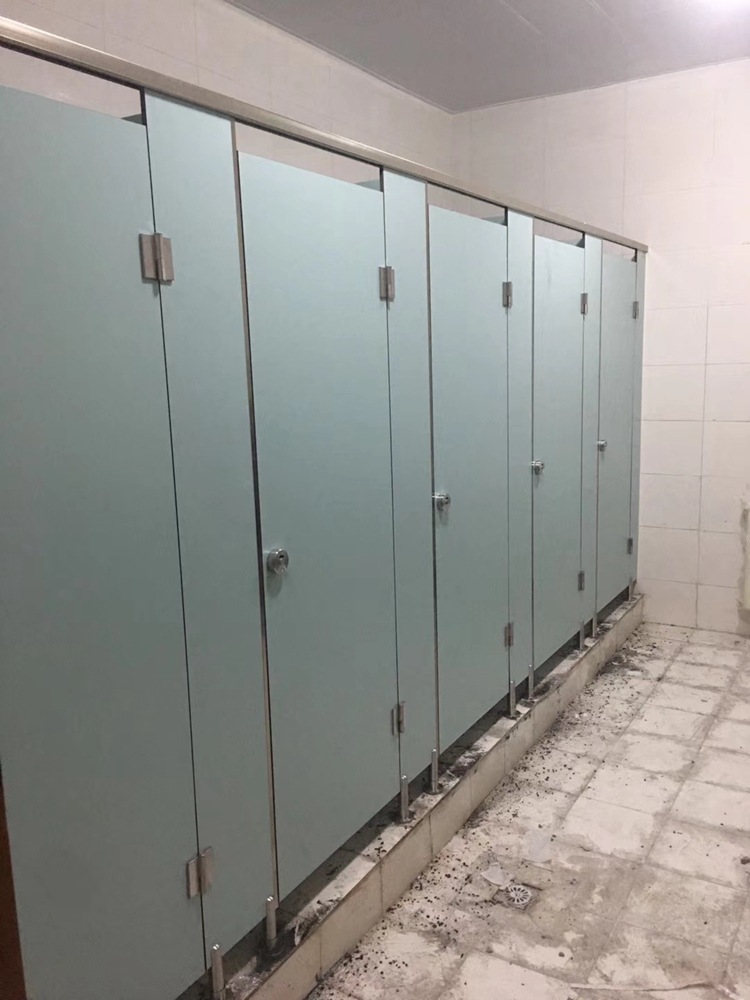 合页批发公共卫生间隔断 学校厕所隔断板 不锈钢卫生间隔断配件示例图8