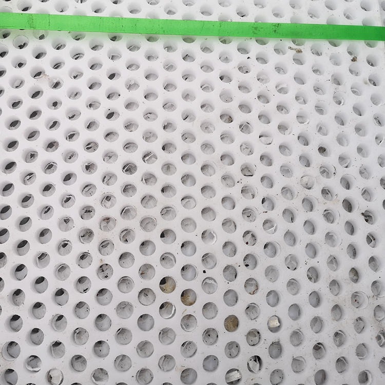 塑料板冲孔网 15mm厚塑料洗煤孔板 pp孔板价格 欧腾 pp塑料穿孔板 杀菌锅塑料隔板
