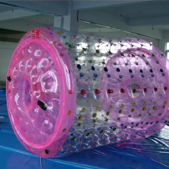 2020大洋游乐火爆销售彩色水上滚筒 现货供应透明水上滚筒游乐儿童游艺设施厂家设备