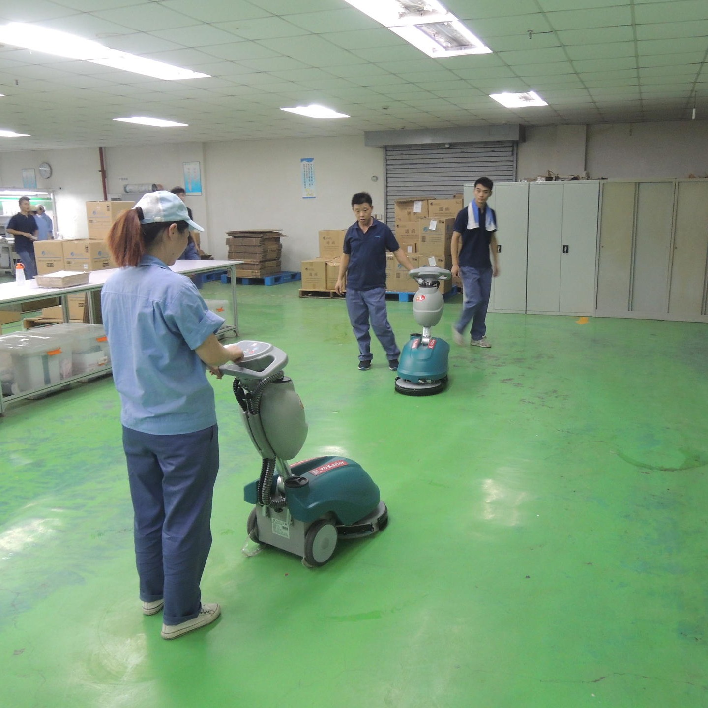 凯叻折叠式洗地机KL350B 广州市餐饮连锁店酒店KTV宾馆保洁擦地机