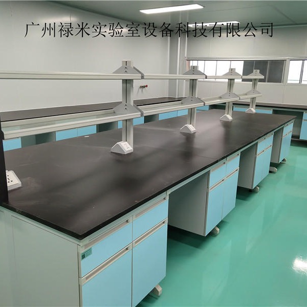 禄米实验室 云南 钢木实验台 化验室实验台 贵州钢木操作台 实验室家具LM-SYT2112