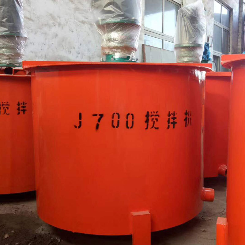 JW350双层搅拌桶加高加厚搅拌罐建筑施工JW900立式单层灰浆搅拌桶示例图5