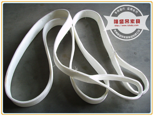 工业用途吊索具白色扁平吊装带丙纶起重吊带 1吨/2/3/5/8/10T示例图18