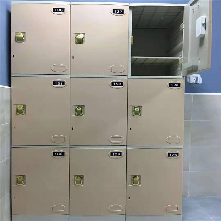 abs塑料更衣柜 格拉瑞斯 GLRS-GYG -007 三层彩色储物柜 内蒙古全国送货上门负责安装