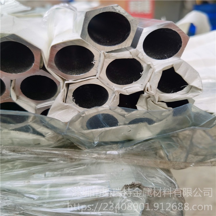 六边形铝合金管 6061国标铝合金管  外六角铝管厂家 六角螺丝铝管