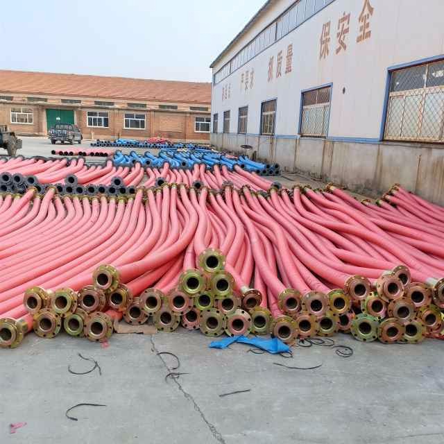 腾旭厂家专业生产高耐磨 耐温喷砂胶管 喷煤粉胶管 输白灰面胶管