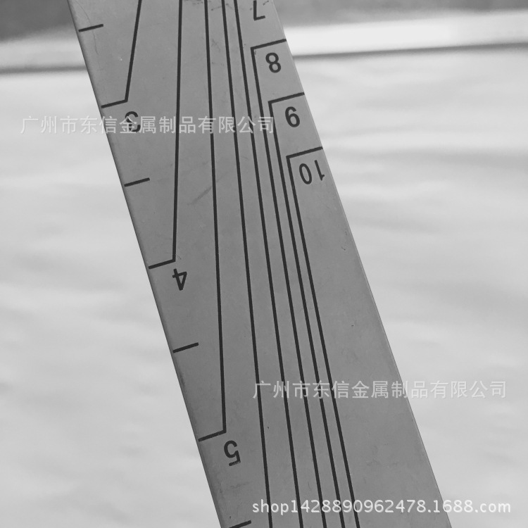 深度尺0-200mm深度尺定做弧度尺测量工具深度尺0-300mm 厂家定做示例图3