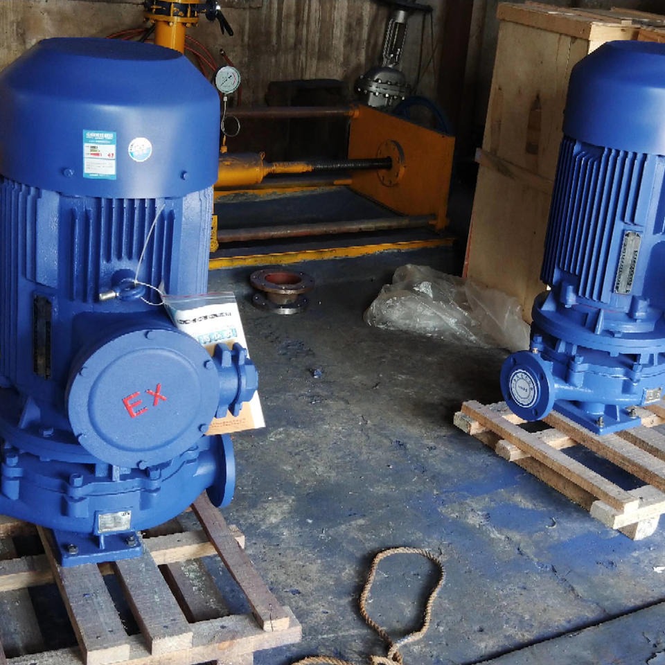 ISG立式管道离心泵 冷却水循环泵/空调热水循环泵 清水泵 不锈钢管道离心泵  ISG40-160B 式离心泵 增压泵