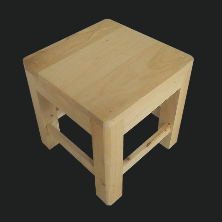 鑫繁木业直销柏木家用小方凳适用凳子实木幼儿园儿童小板凳木凳示例图8