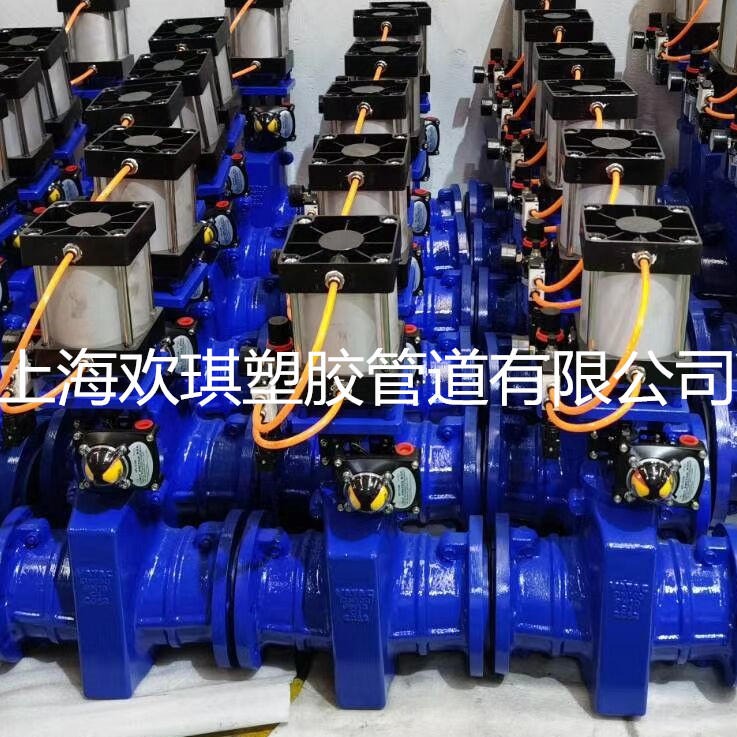 气动塑料管夹阀-上海欢琪NTG气动管塑料夹阀价格图片
