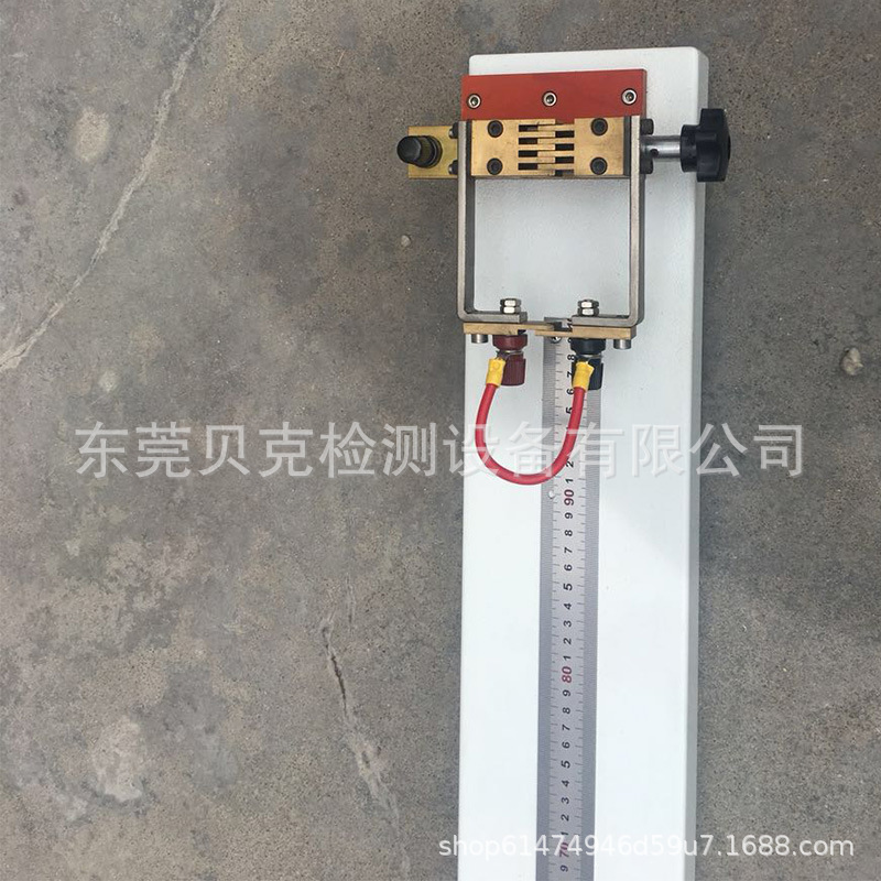 漆包线直流电阻试验夹具 电桥测试仪 1米长铜丝导体电阻夹具示例图5