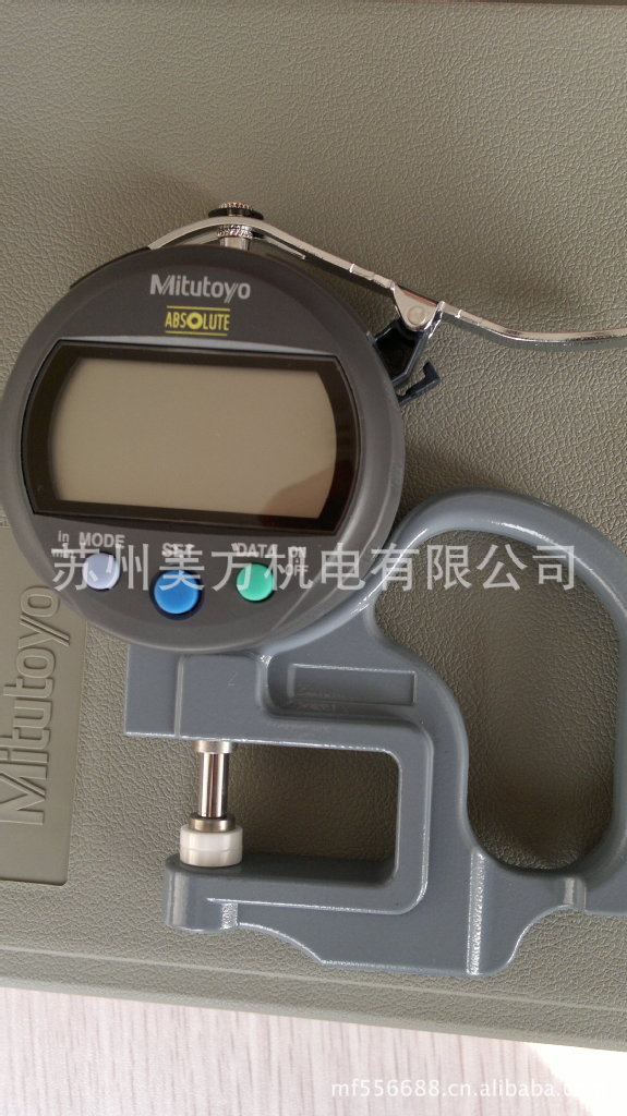 日本三丰Mitutoyo 547-315(0-10mm)公制数显测厚仪厚度表示例图4