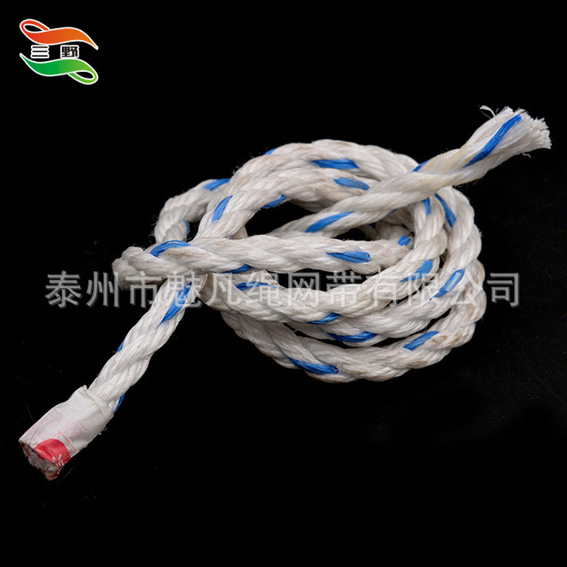 厂家生产 三股丙纶丝绳 聚丙烯扁丝绳 聚丙烯圆丝三股绳