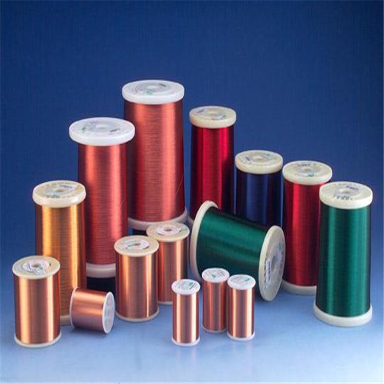QZ聚酯漆包铜圆线 耐热高导电型漆包紫铜线 电气绕组 变压器漆包铜线