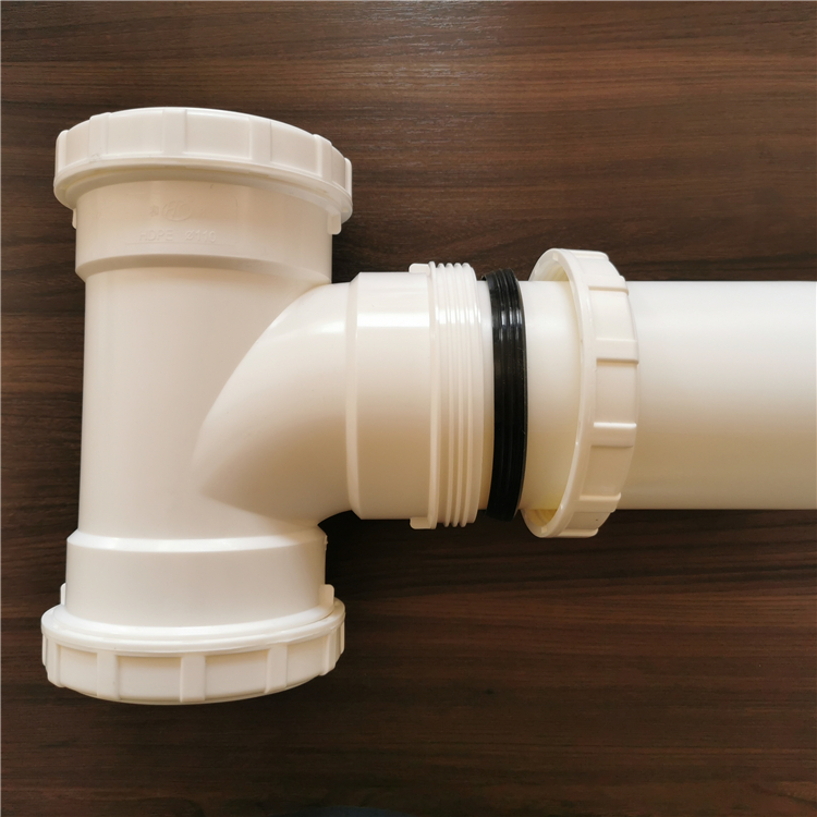 HDPE沟槽式超静音排水管 上海旻夏实业压盖式柔性承插连接 质量可靠