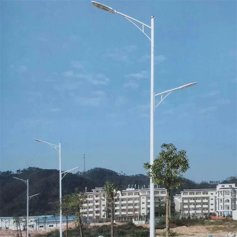 城市及道路照明工程 鑫永虹定制8米双臂市政led路灯 高杆道路灯