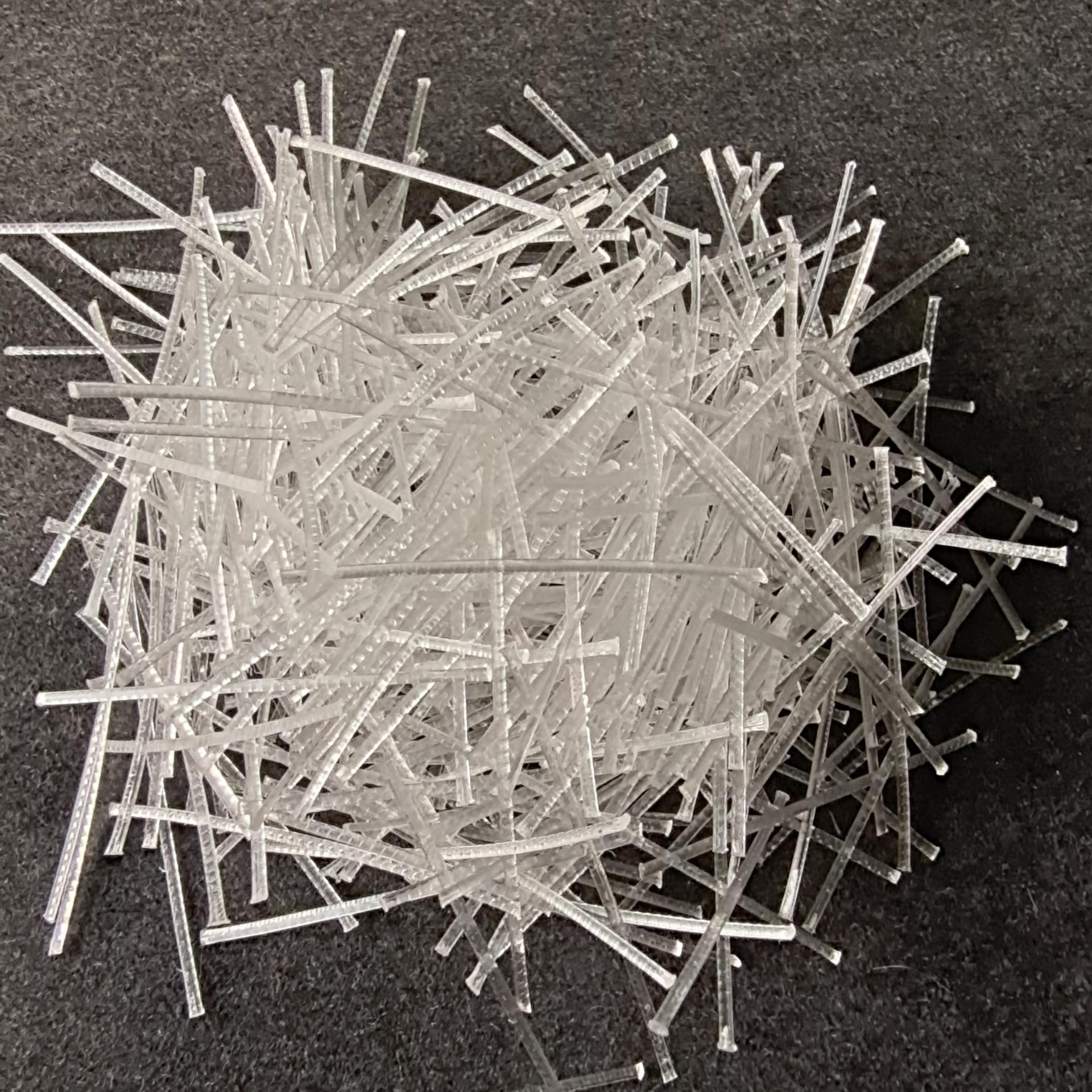 聚丙烯塑钢纤维可以替代传统钢筋网 钢纤维 而建设成本更加经济图片